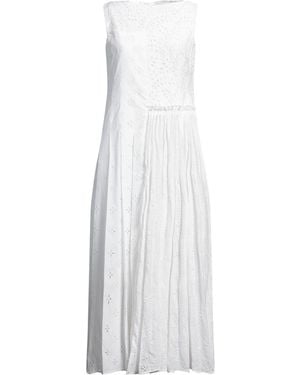 Erdem Maxi Dress Polyester, Cotton - White