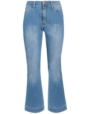 Please Jeans Cotton, Polyester, Elastane - Blue