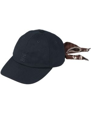 Sandro Hat Polyester, Virgin Wool - Blue