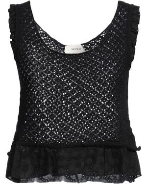 ViCOLO Top Cotton, Acrylic - Black