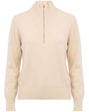 Agnona Rollkragenpullover - Natur