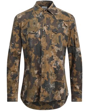 Berna Military Shirt Cotton, Elastane - Gray