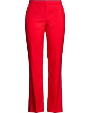 Another Tomorrow Pants Virgin Wool - Red