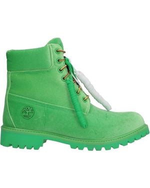 Off-White c/o Virgil Abloh Lime Ankle Boots Textile Fibers - Green