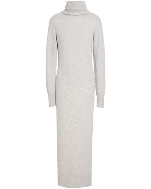 SOLOTRE Midi-Kleid - Weiß
