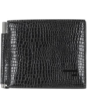 Tom Ford Wallet Leather - Black