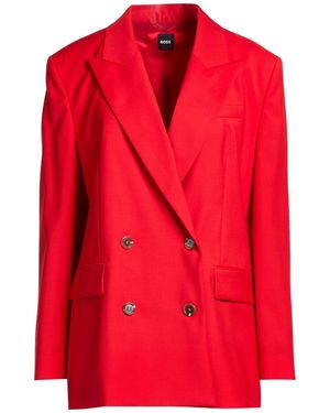 BOSS Blazer Virgin Wool - Red
