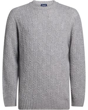 Drumohr Sweater Lambswool - Gray