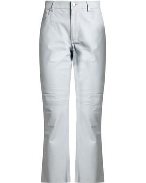 Eleventy Light Pants Leather - Gray