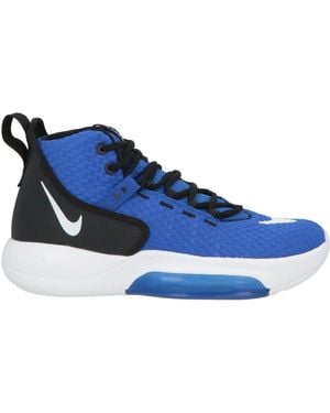 Nike Sneakers Textile Fibers, Synthetic Material - Blue