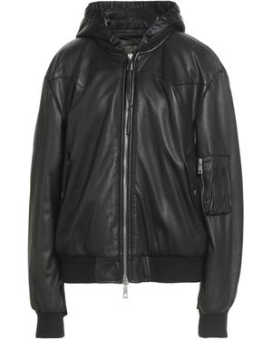 Giorgio Brato Jacket Leather, Polyamide - Black