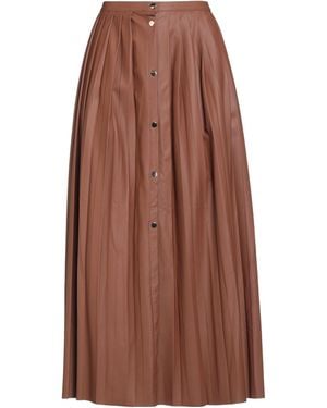 Caractere Midi Skirt - Brown