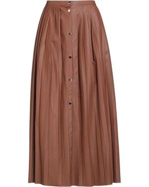 Caractere Midi Skirt - Brown