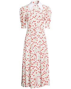 Mar De Margaritas Midi Dresses - White