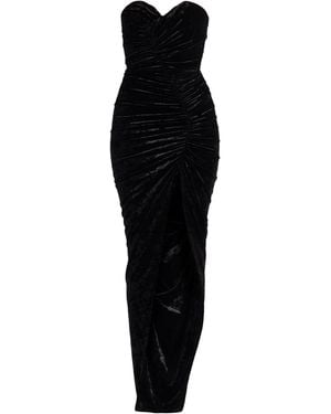 Alexandre Vauthier Maxi Dress Polyester, Elastane - Black