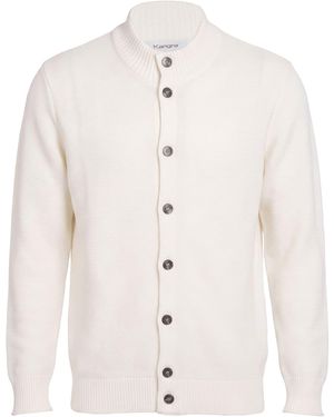 Kangra Ivory Cardigan Wool - White