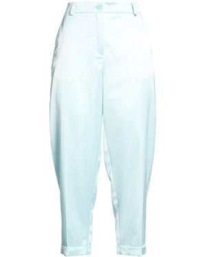 Blugirl Blumarine Trousers Polyester, Elastane - Blue