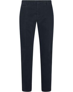 Dondup Pants Cotton, Elastane - Blue