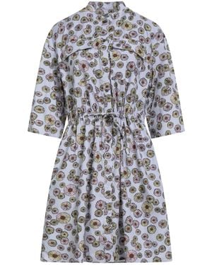 Maison Kitsuné Mini-Kleid - Weiß