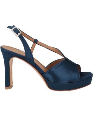 Anneclaire Sandals Textile Fibers - Blue
