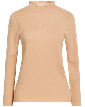 Messagerie Sand Turtleneck Merino Wool, Viscose, Polyamide, Cashmere - Natural
