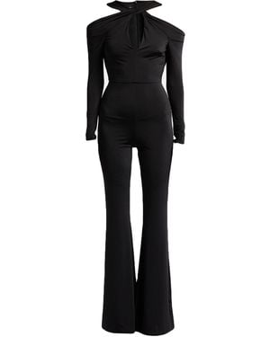 MONIQUE GARÇONNE Jumpsuit Polyester, Elastane - Black
