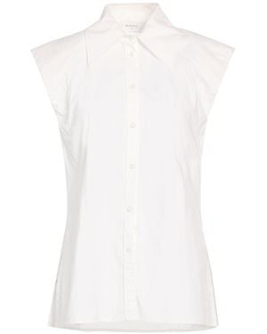 Beatrice B. Ivory Shirt Cotton, Elastane - White