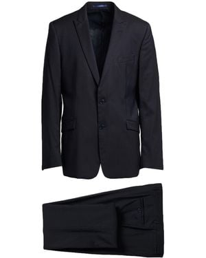 Versace Suit Wool, Viscose - Blue