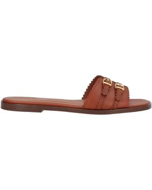 Zimmermann Sandals Leather - Brown