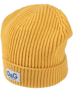 Dolce & Gabbana Chapeau - Jaune
