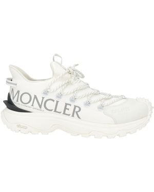 Moncler Trainers Textile Fibres - White