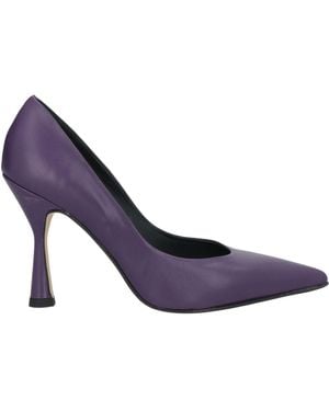 Andrea Pinto Court Shoes Leather - Purple