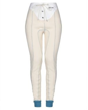Calvin Klein Ivory Pants Cotton - White