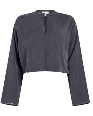 Alysi Top Viscose, Polyester - Blue