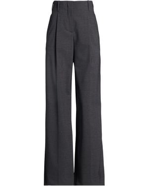 P.A.R.O.S.H. Charcoal Trousers Virgin Wool, Elastane - Blue