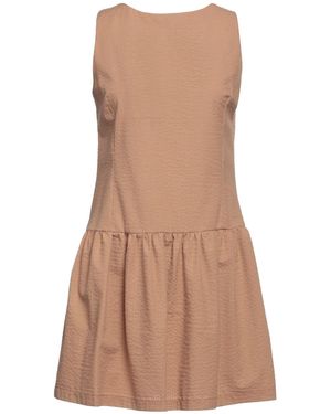 Biancoghiaccio Mini Dress - Brown