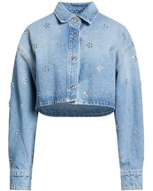 MSGM Denim Outerwear - Blue