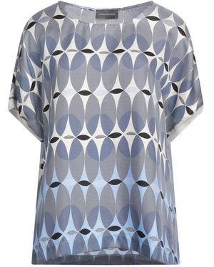 Lorena Antoniazzi Top Silk, Cotton, Viscose, Polyester - Blue