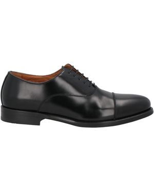 Rossi Lace-Up Shoes Leather - Black