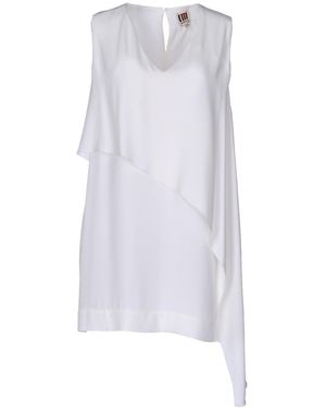 Isola Marras Mini Dress Acetate, Viscose - White