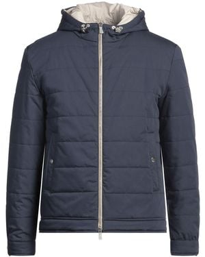 Eleventy Slate Puffer Cotton, Polyamide - Blue