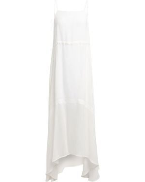 Isabel Benenato Midi-Kleid - Weiß