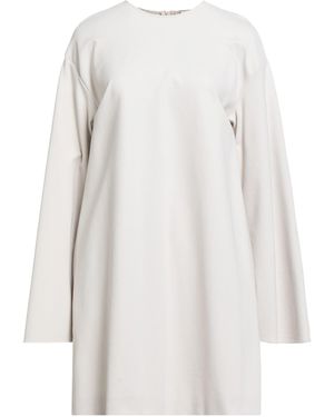 Semicouture Mini Dress Viscose, Polyamide, Elastane - White