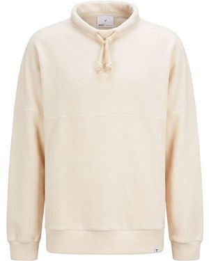 WOC WRITING ON COVER Ivory Sweatshirt Cotton, Polyester, Polyamide - White