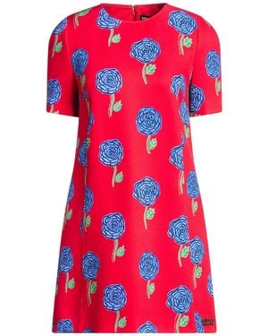 Versace Jeans Couture Mini Dress Polyester, Elastane - Red