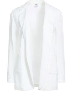 Fedeli Blazer Viscose, Linen - White