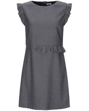 Liu Jo Mini Dress Polyester, Viscose, Elastane - Gray