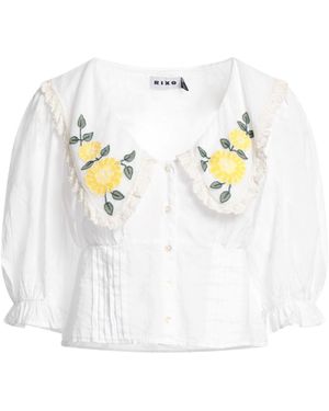 RIXO London Shirt Cotton - White