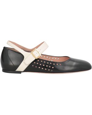 Bally Ballet Flats Calfskin - White