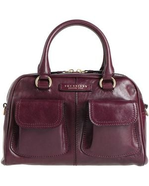 The Bridge Handbag Leather - Purple
